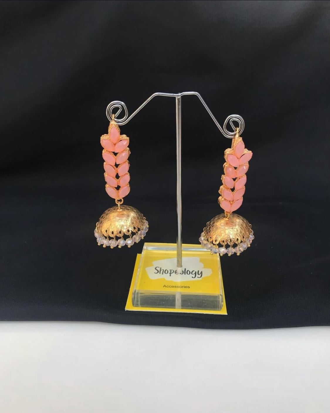 Leaf Jumka Earrings