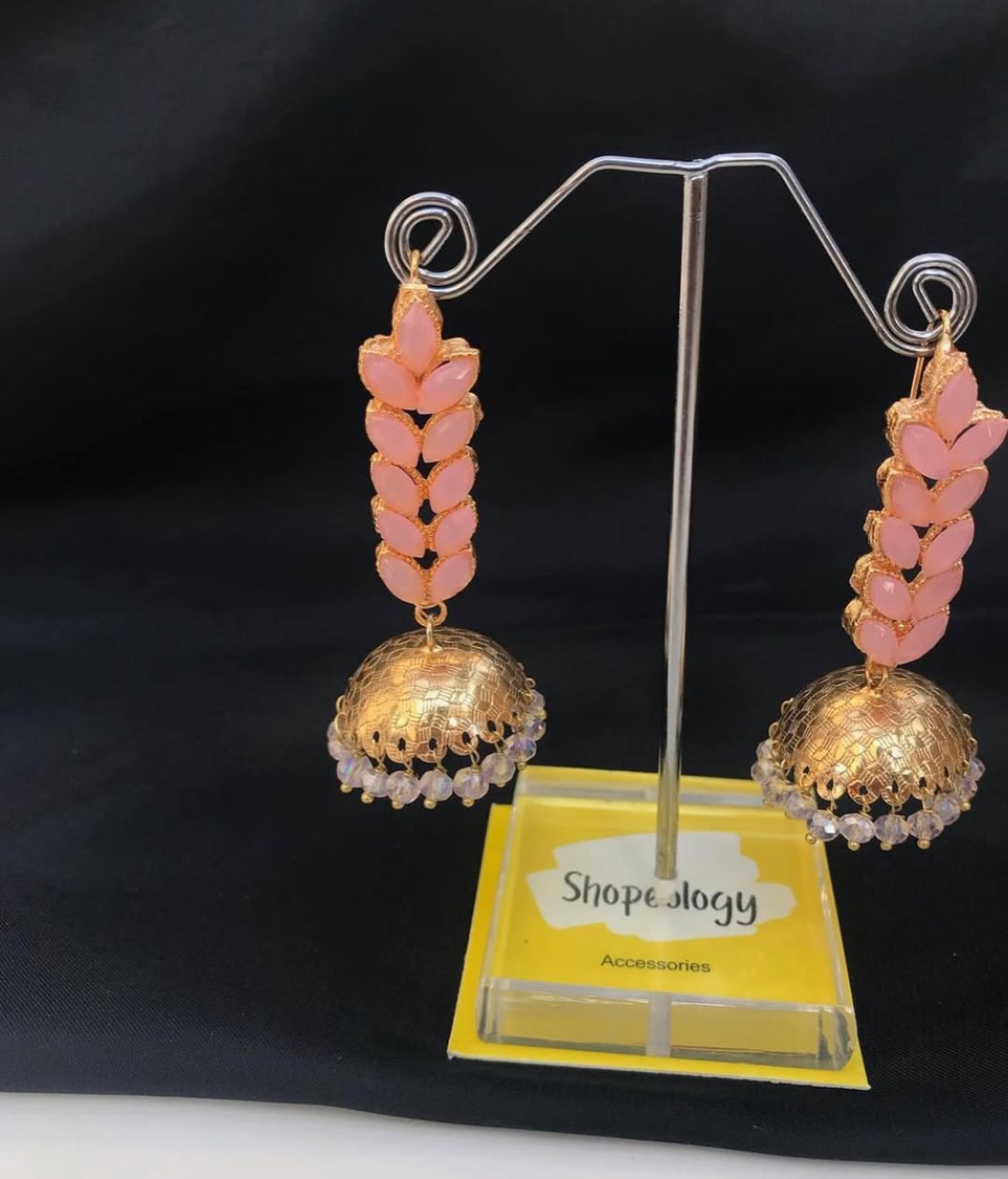 Leaf Jumka Earrings