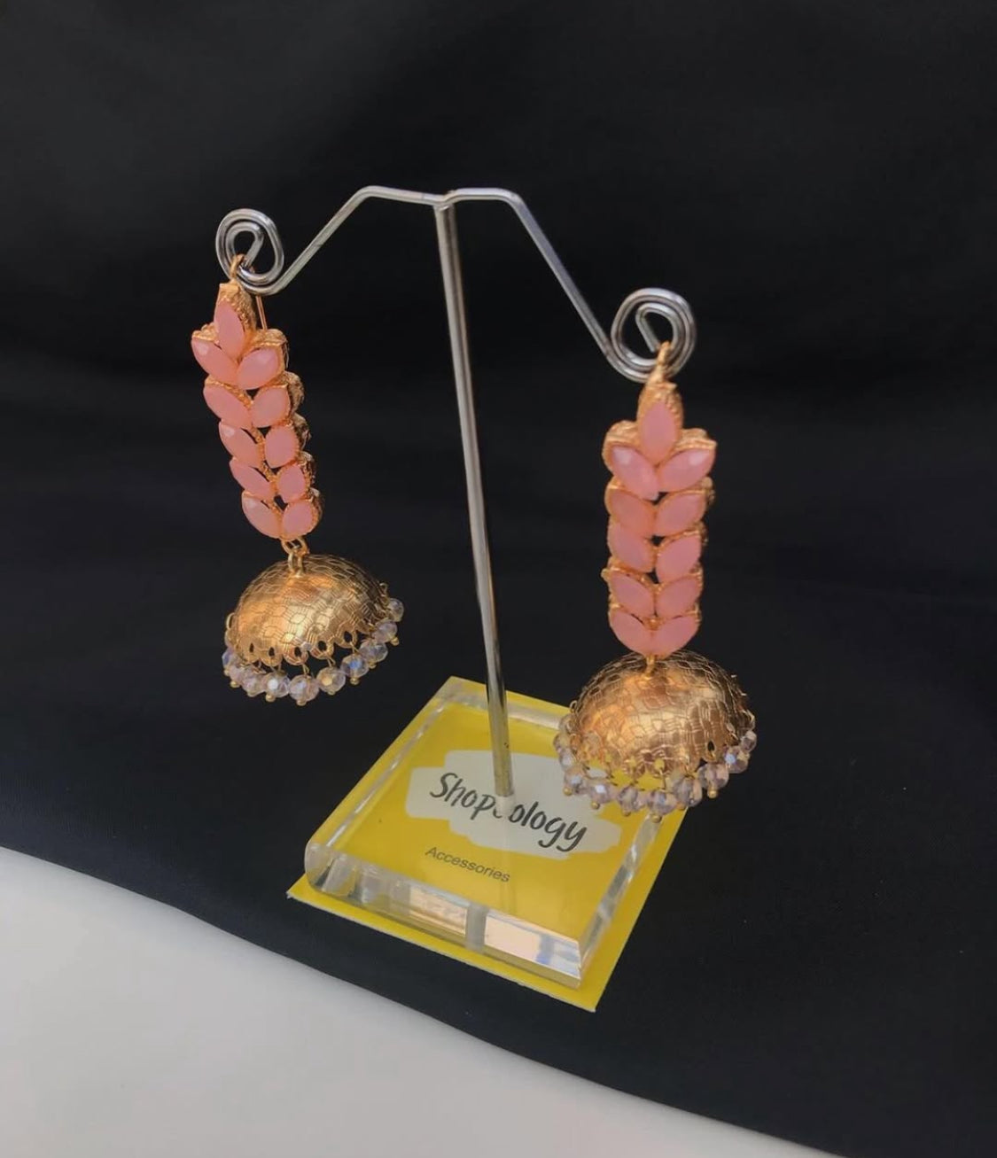 Leaf Jumka Earrings