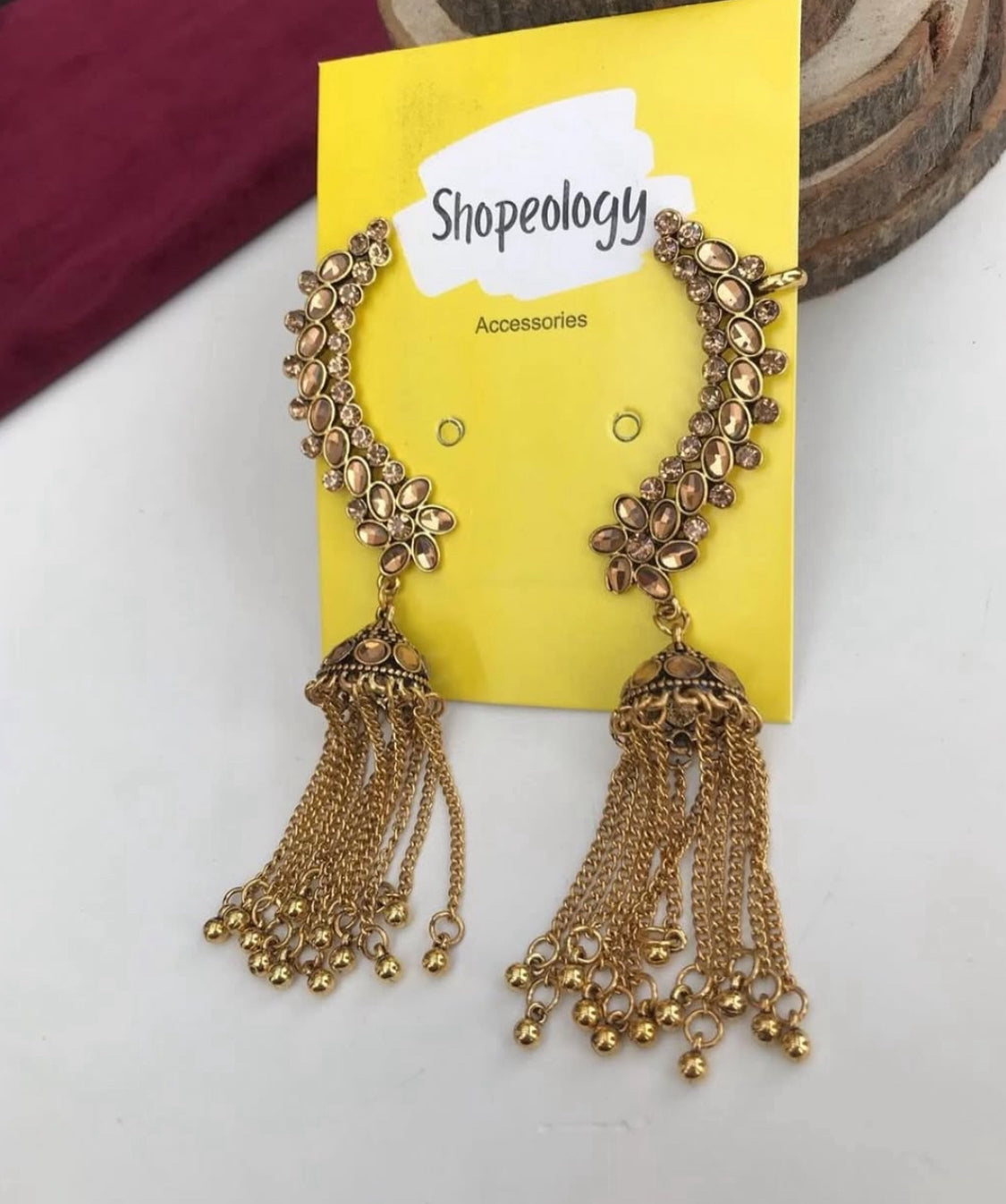 Antique earcuff earring