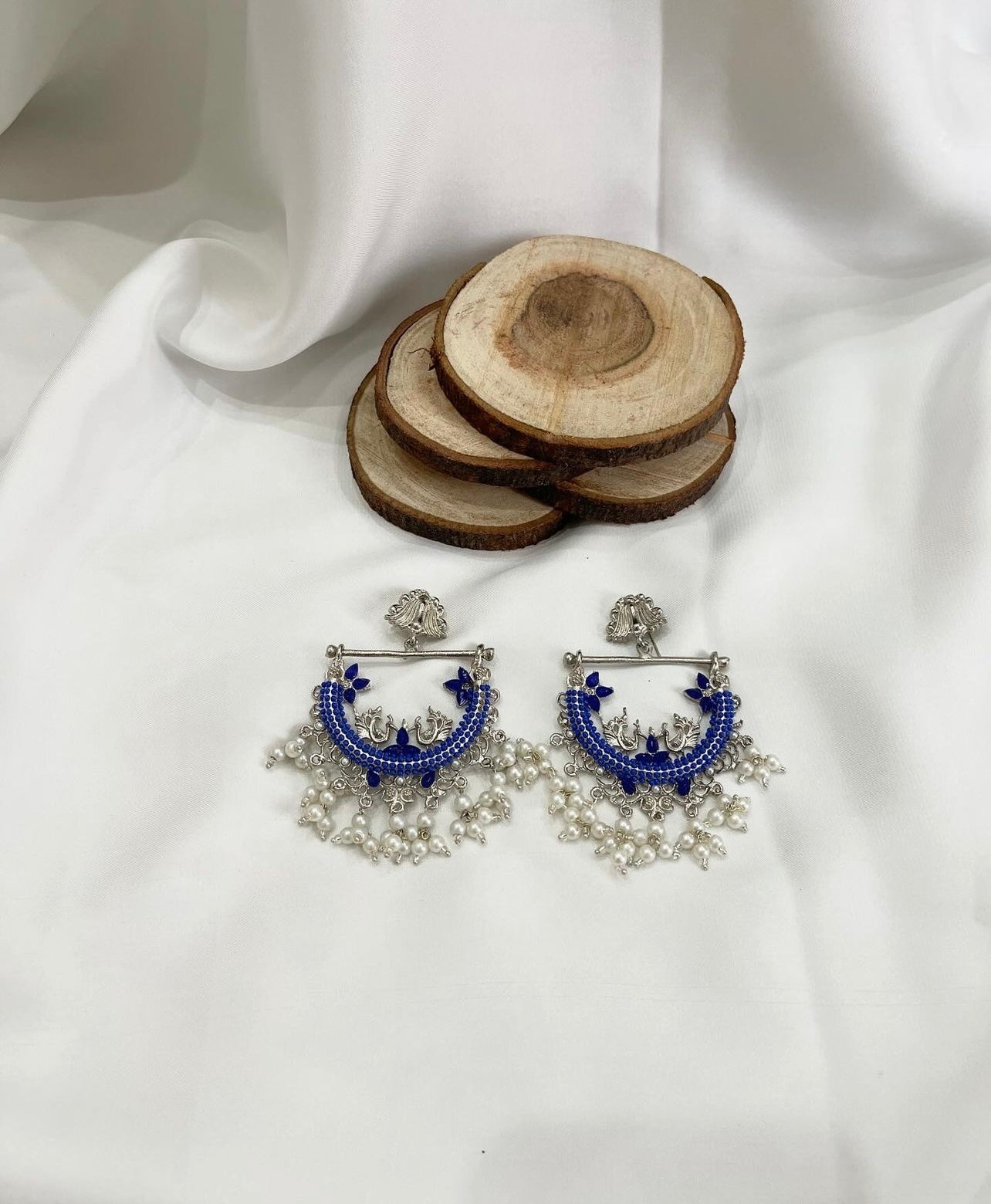 Designer Half Cut Peacock Earring - Shopeology