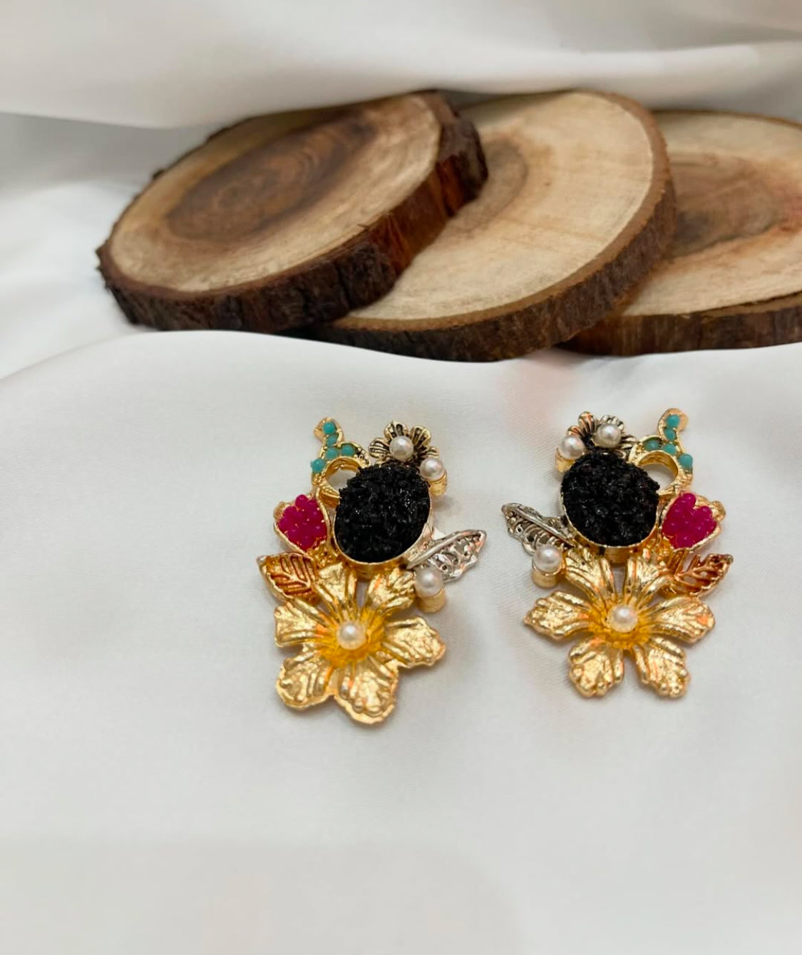 Crush Floral Drop Earrings