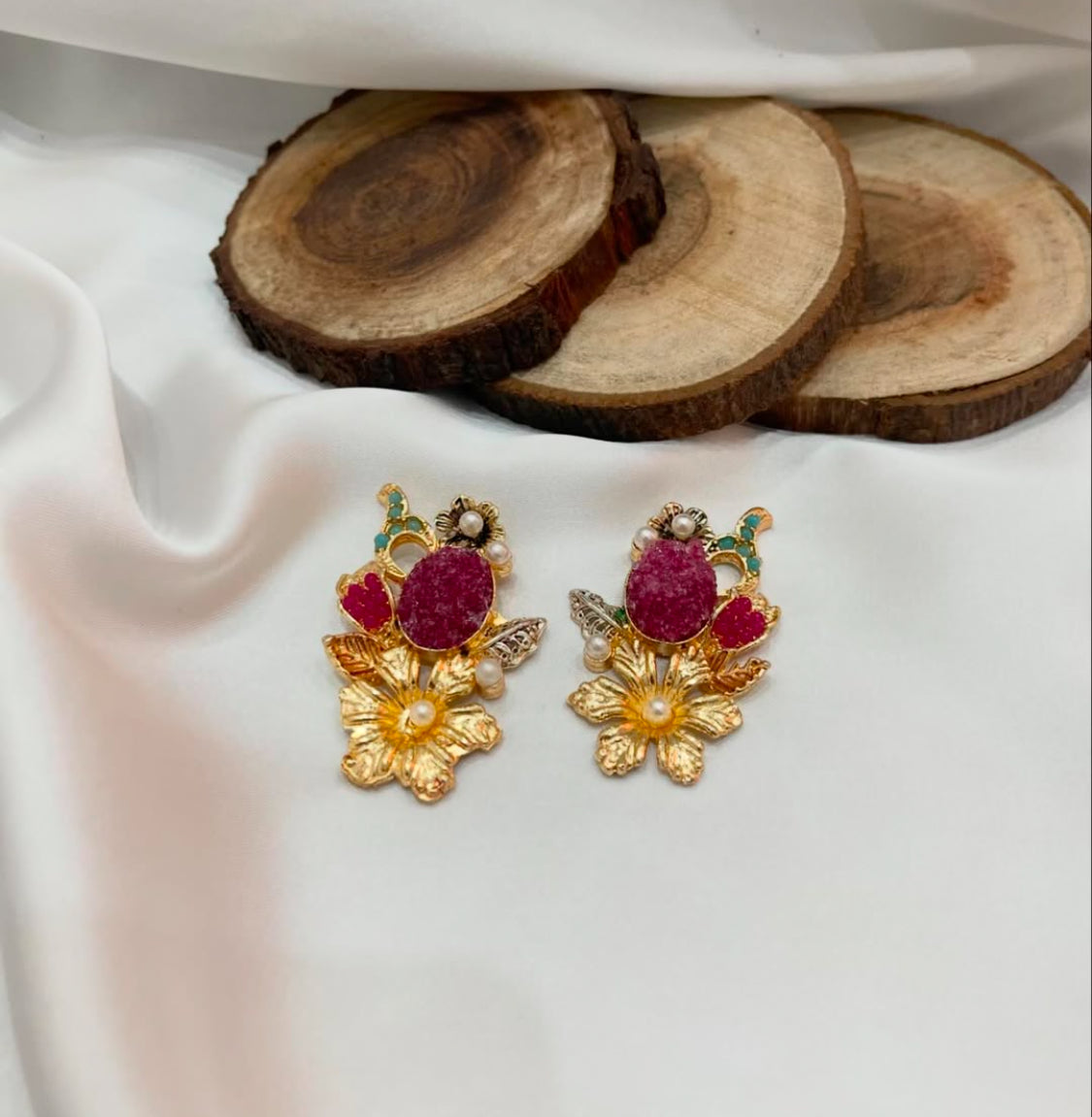 Crush Floral Drop Earrings
