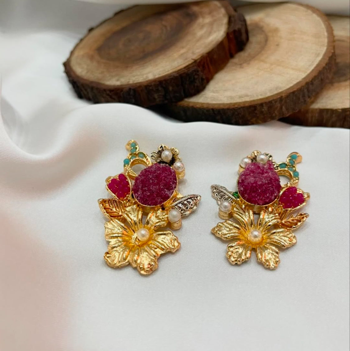 Crush Floral Drop Earrings