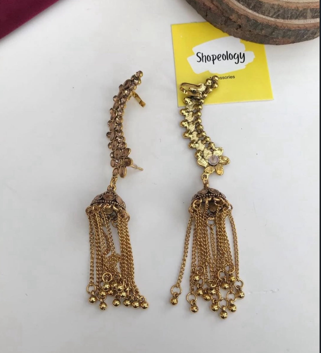 Antique earcuff earring