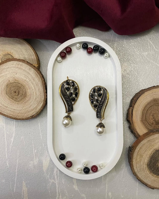 Squired Ethnic Earring